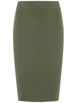 Gloria Coelho Pencil Skirt In Green