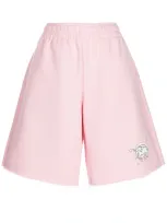 Vetements Woman Pink Shorts In Baby Pink