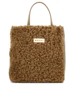 Marni Museo Soft Small Hand Bags Brown