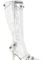 Balenciaga Cagole Boot In White