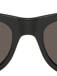 Saint Laurent Black Sl 571 Sunglasses In 001 Black/black/blac