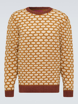 The Elder Statesman Jacquard Cashmere Sweater In Multicoloured