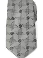 Cufflinks, Inc . X Star Wars™ Millennium Falcon Silk Blend Tie In Gray