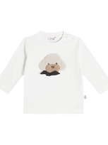 Il Gufo Baby Appliqué Cotton Jersey T-shirt In White