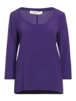 Suoli Crepè Blouse In Purple