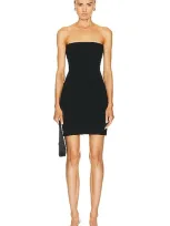 Leset Rio Bandeau Mini Dress In Black