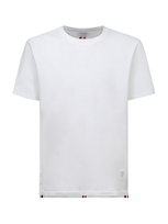 Thom Browne Men Tee In Cotton Interlock In 055 Lt Grey