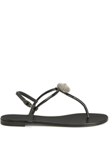 Giuseppe Zanotti Emmy Lou Crystal-embellished Sandals In Black