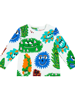 Stella Mccartney Baby Longsleeve Aus Baumwolle In Multicoloured