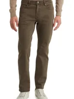 Liverpool Los Angeles Regent Relaxed Straight Leg Twill Pants In Bark