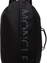 Moncler Black Alchemy Backpack In 999 Black