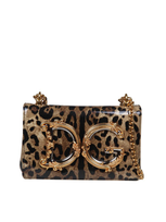 Dolce & Gabbana Dg Girls Leopard-print Crossbody Bag In Brown