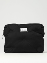 Maison Margiela Signature Numbers-motif Quilted Shoulder Bag In Nero