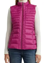 Lauren Ralph Lauren Soft Puffer Vest In Fuchsia Berry