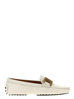 Tod's `chain Gommino` Loafers In White