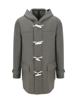 Harris Wharf Coat In Hunting Green