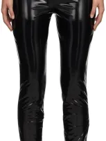 Dolce & Gabbana Black High-rise Trousers In N0000 Nero