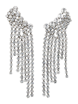 Isabel Marant Embellished Earrings In Silver