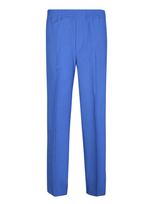 Gucci Interlocking G Wide Leg Pants In Blue