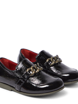 Pèpè Kids' Patent Leather Loafers In Black