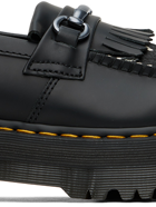 Dr. Martens' Black Adrian Snaffle Loafers In Black Smooth & Cow P