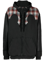 Maison Margiela Panelled Zipped Jacket In Black