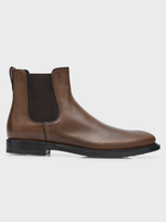 Tod's Round Toe Chelsea Boots In Brown