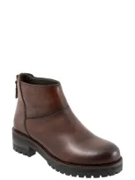 Softwalk Elmhurst Bootie In Dark Brown