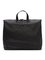 Marsèll Grained Effect Zipped Tote Bag In Black