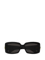 Gucci Eyewear Rectangular Frame Sunglasses In Black