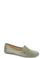 Patricia Green 'jillian' Loafer In Olive Croc