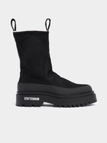 Stutterheim Rough Walker Nubuck In Black