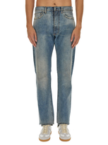 Maison Margiela Distressed Jeans Effect In Multicolor