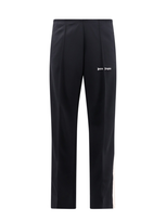 Palm Angels Trouser In Nero E Bianco