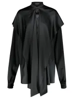 Balenciaga Hooded Blouse In Default Title