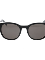 Saint Laurent Eyewear Round Frame Sunlgasses In Black