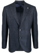 Luigi Bianchi Jackets Multicolour In Navy Blue