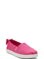 Toms Kids' Alpargata Slip-on Sneaker In Dark Pink