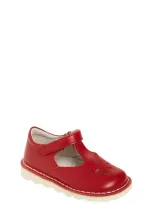 L'amour Kids' Alix Wedge Mary Jane In Red