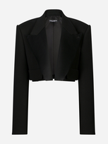 Dolce & Gabbana Short Double Wool Tuxedo Jacket