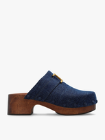 Chloé Blue ‘auran' Clogs In New