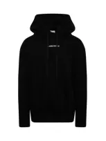 Ih Nom Uh Nit Frayed Graphic Logo Hoodie In Black