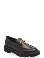 Valentino Garavani Vlogo Signature Loafer In 0no Nero