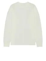 The Row Drago Cotton Sweatshirt In White