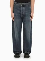 Bottega Veneta Blue Straight Denim Jeans