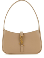 Saint Laurent Beige Le 5 7 Mini Shoulder Bag In Brown