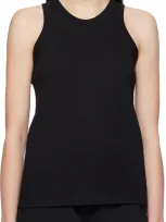 Loulou Studio Mahina Supima Cotton-jersey Tank In Black