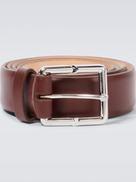 Lanvin Haute Sequence Leather Belt In Brown