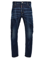 Dsquared2 Slim Fit Biker Jeans In Blue