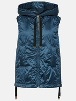 Max Mara Greengo Technical Vest In Blue